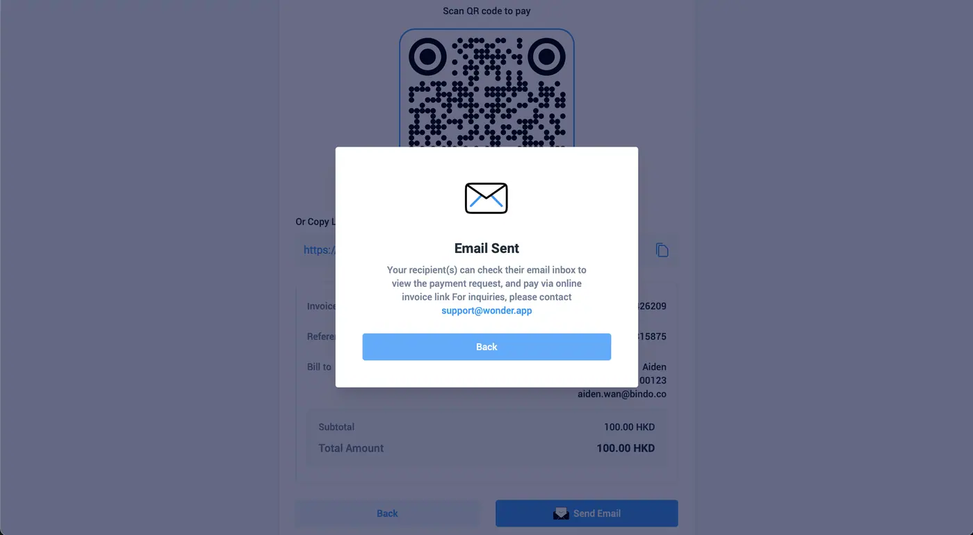 Wonder help centre screenshot