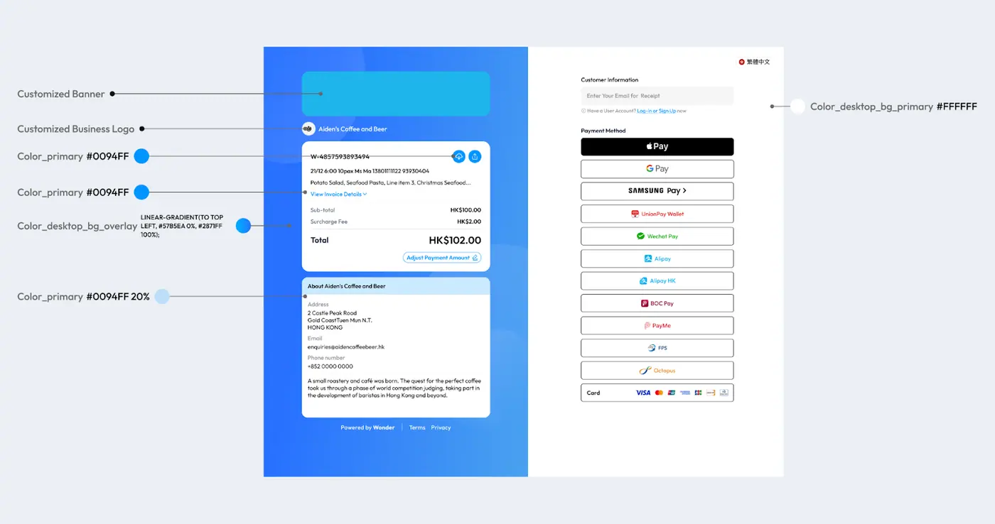 Wonder help centre screenshot
