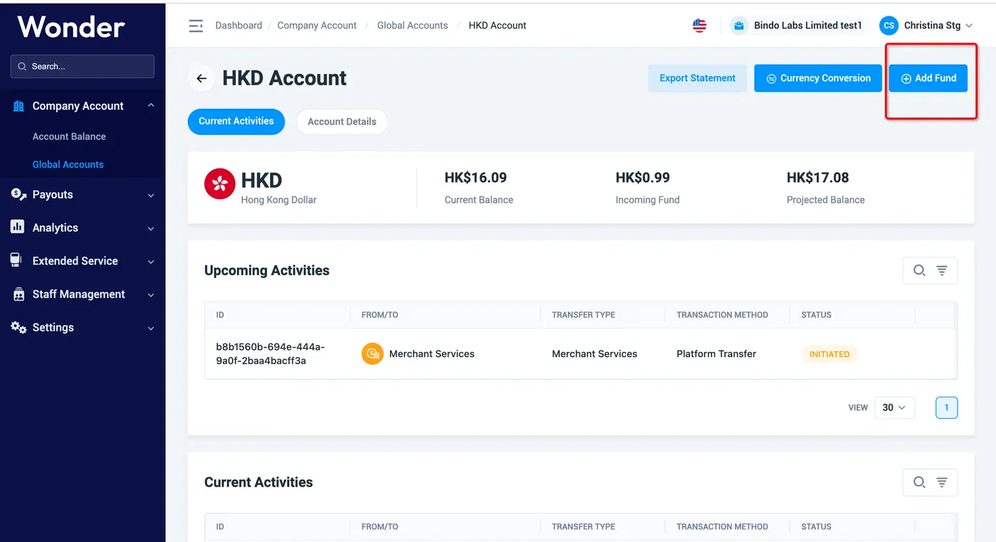 Wonder help centre screenshot