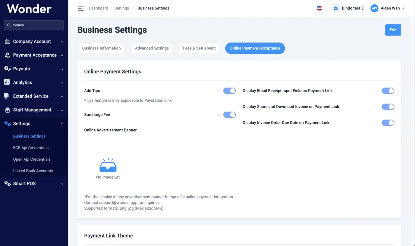 Wonder help centre screenshot