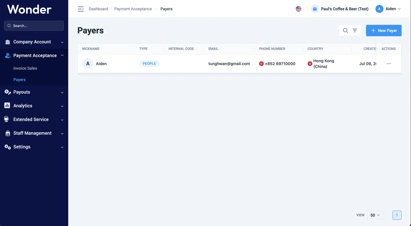 Wonder help centre screenshot