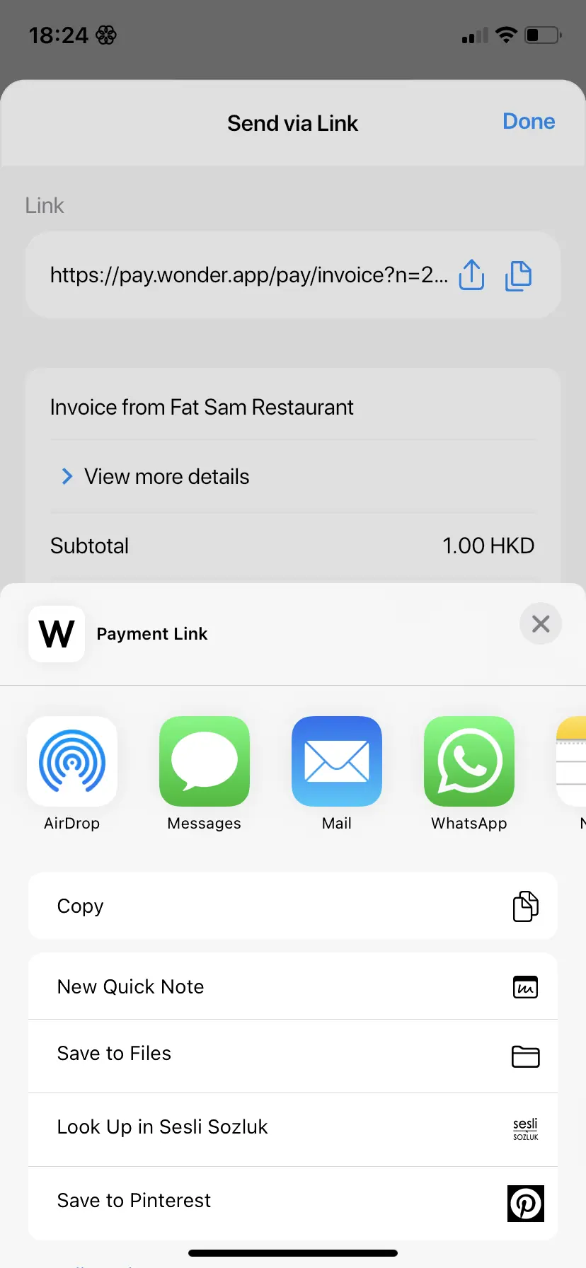 Wonder help centre screenshot