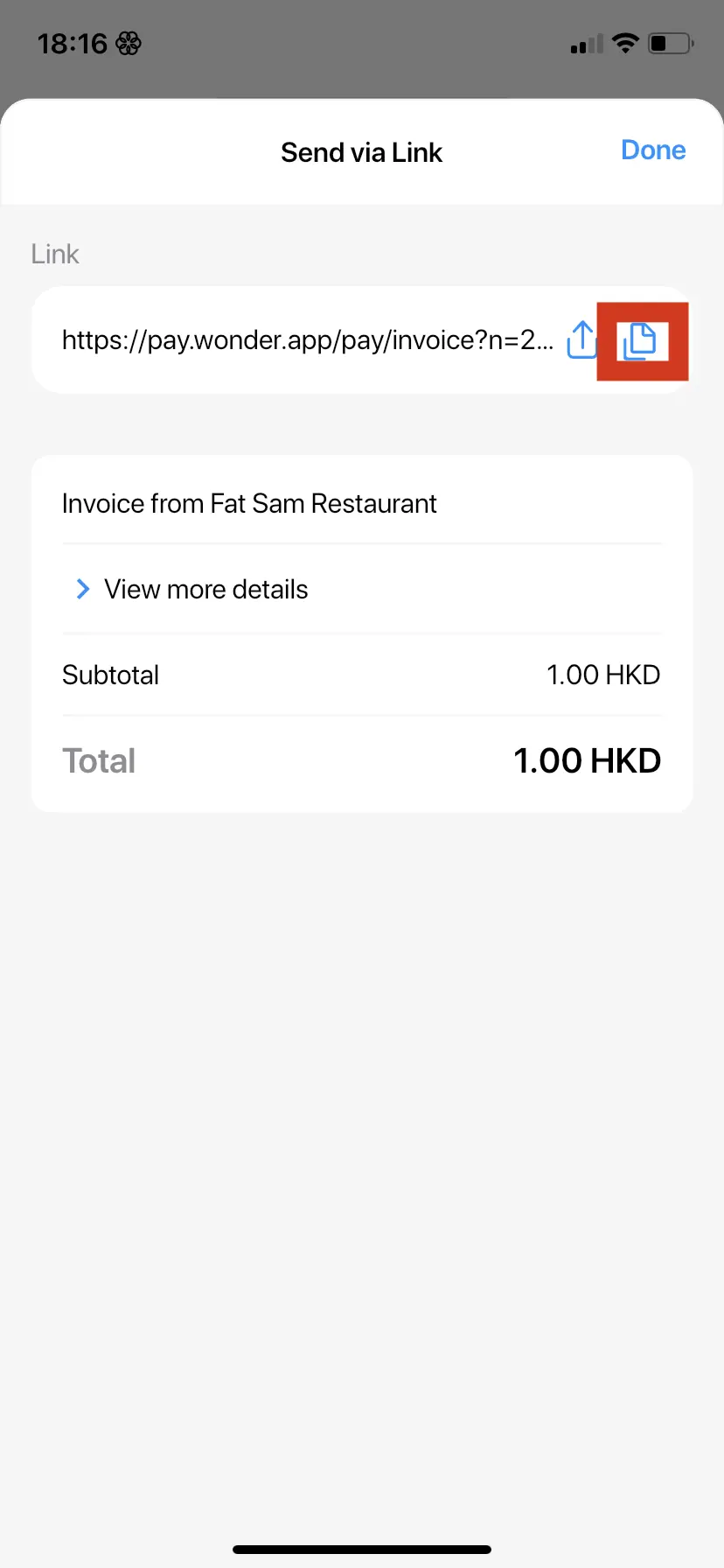 Wonder help centre screenshot