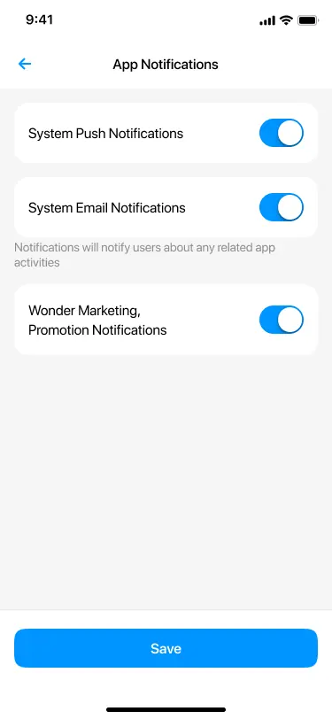Wonder help centre screenshot