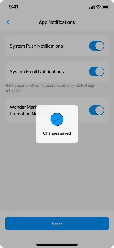 Wonder help centre screenshot