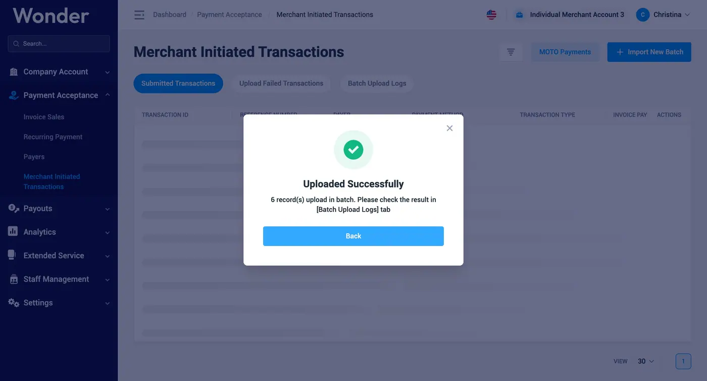 Wonder help centre screenshot
