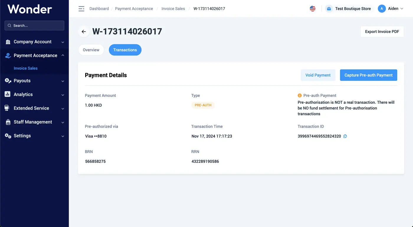 Wonder help centre screenshot