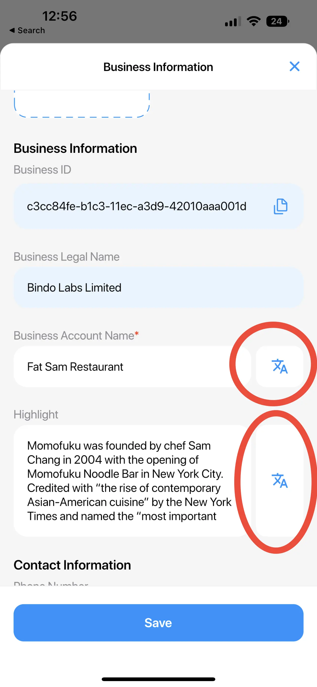 Wonder help centre screenshot