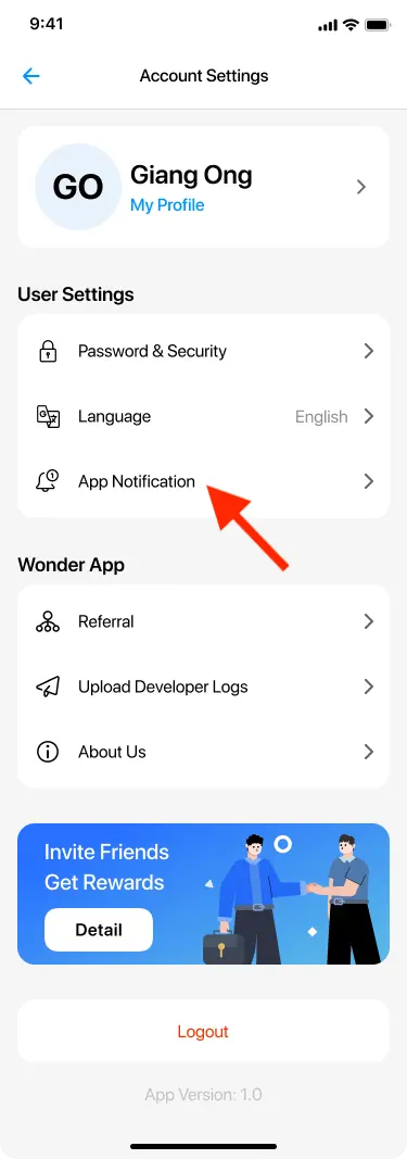 Wonder help centre screenshot