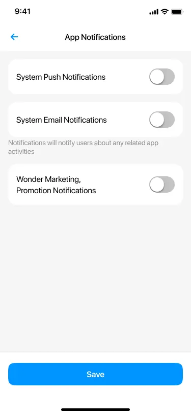 Wonder help centre screenshot