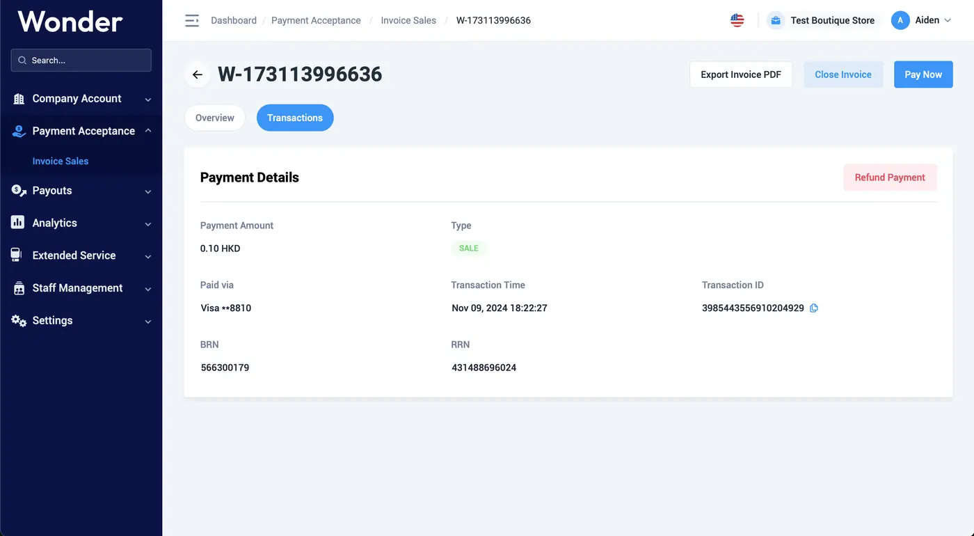 Wonder help centre screenshot