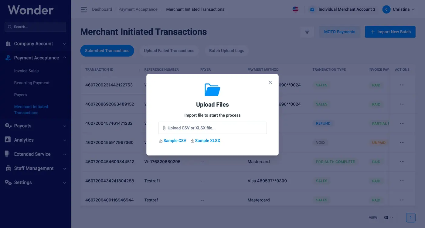 Wonder help centre screenshot