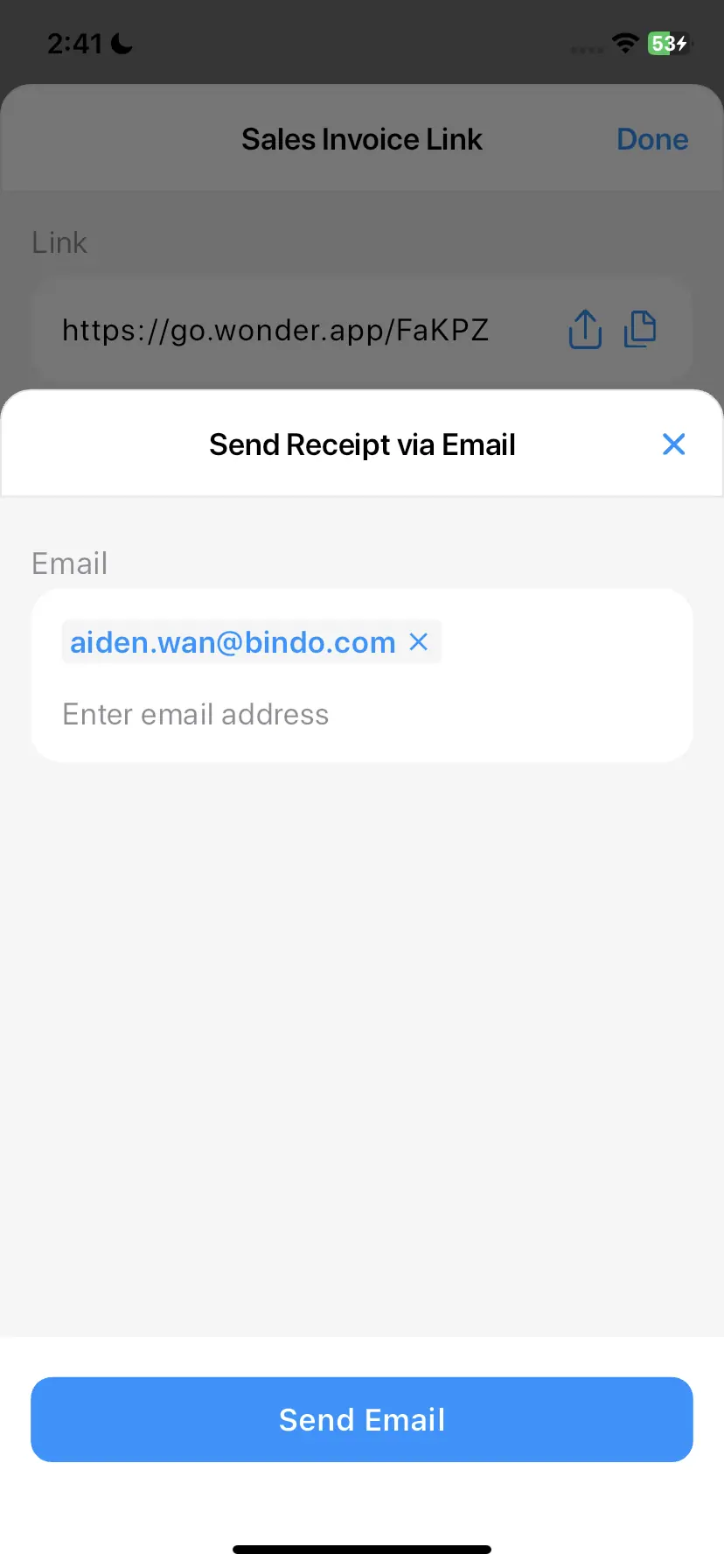 Wonder help centre screenshot