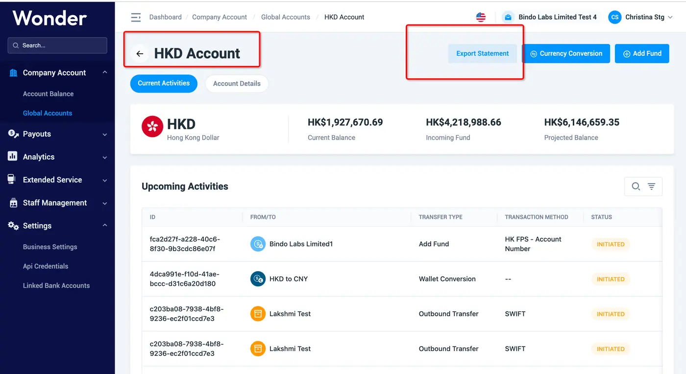 Wonder help centre screenshot