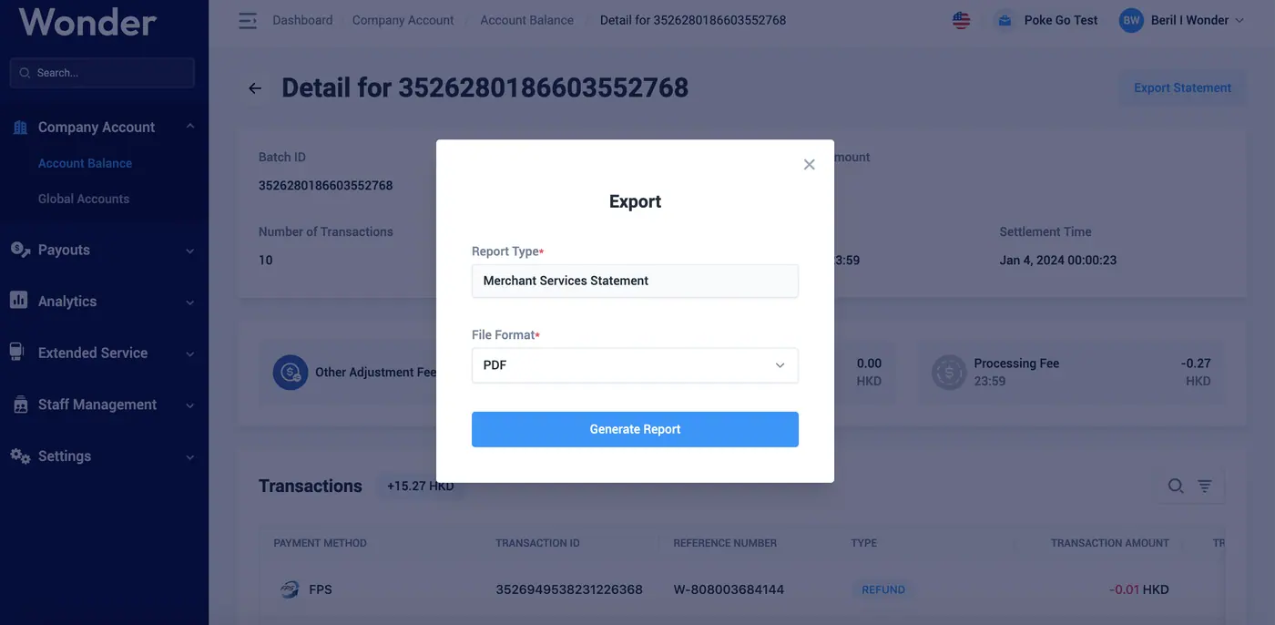 Wonder help centre screenshot