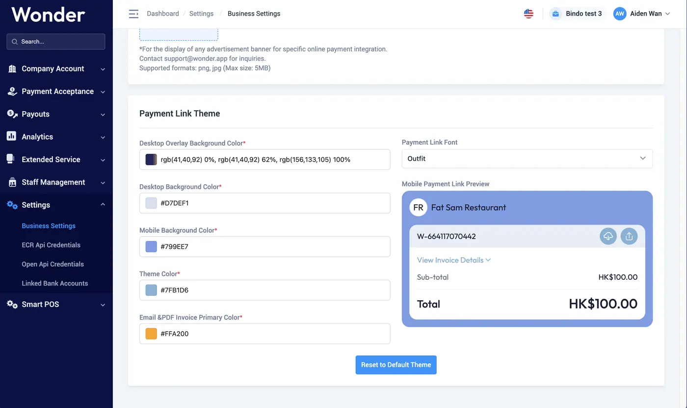 Wonder help centre screenshot