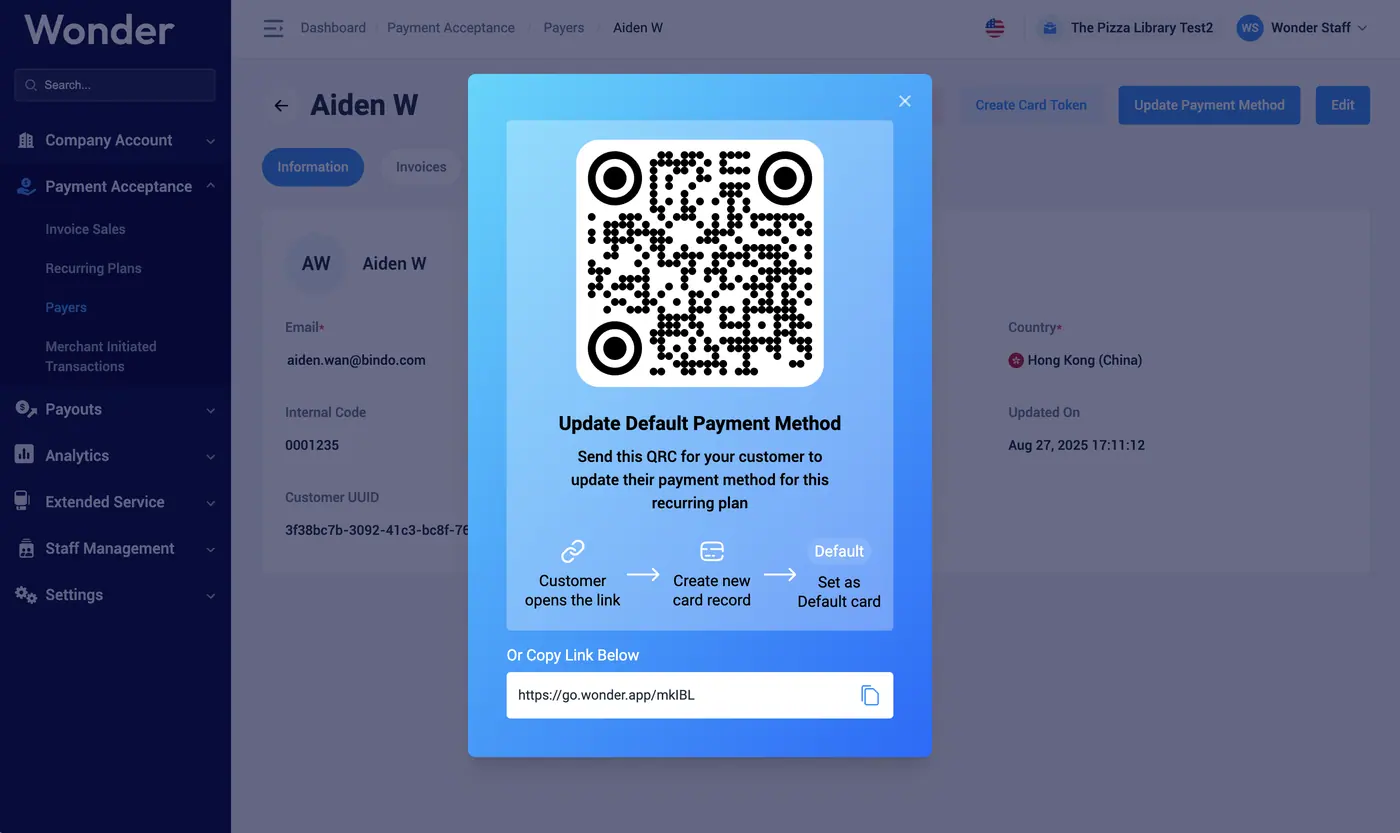 Wonder help centre screenshot